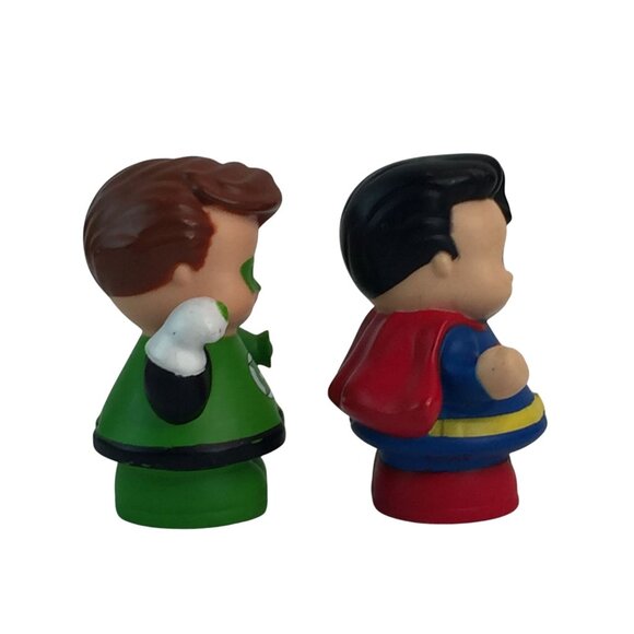 Fisher Price Little People DC Super Heroes Green Lantern Superman Figures - Picture 4 of 5